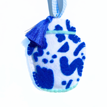 Load image into Gallery viewer, Chinoiserie Ginger Jar Ornament | Bright Blue