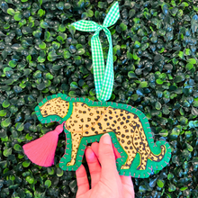 Load image into Gallery viewer, Grandmillennial Leopard Ornaments