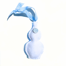 Load image into Gallery viewer, Chinoiserie Double Gourd Vase Ornament | Bright Blue