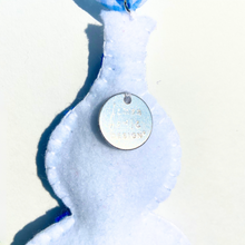 Load image into Gallery viewer, Chinoiserie Double Gourd Vase Ornament | Bright Blue