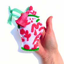 Load image into Gallery viewer, Chinoiserie Temple Jar Ornament | Pink / Green