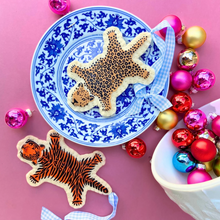 Load image into Gallery viewer, Palm Beach Chic Tiger Rug Ornament
