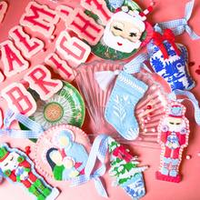 Load image into Gallery viewer, Grandmillennial Stocking Ornament | Stylin Brunette x Lemon House Design