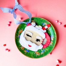 Load image into Gallery viewer, Hot Cocoa Santa Mug Ornament | Stylin Brunette x Lemon House Design