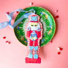 Load image into Gallery viewer, Stylin Nutcracker Ornament- Pink | Stylin Brunette x Lemon House Design