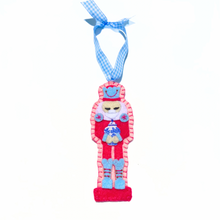 Load image into Gallery viewer, Stylin Nutcracker Ornament-Red/Green | Stylin Brunette x Lemon House Design
