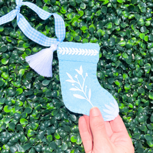 Load image into Gallery viewer, Grandmillennial Stocking Ornament | Stylin Brunette x Lemon House Design