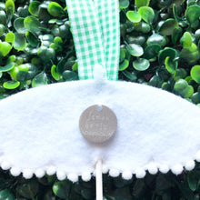 Load image into Gallery viewer, Preppy Patio Umbrella Ornament - Aqua