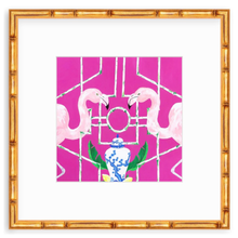 Load image into Gallery viewer, Chinoiserie Giclee Print | "Flamingle"