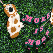Load image into Gallery viewer, Felt Staffordshire Dogs Letter Garland Side View
