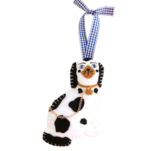 Load image into Gallery viewer, Staffordshire Dog Statue Ornaments | Black