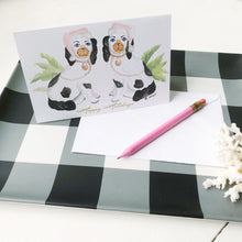 Load image into Gallery viewer, Staffordshire-Dogs-Christmas-Card-Styled-4