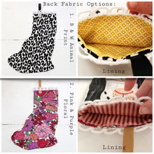 Load image into Gallery viewer, Mini Staffordshire Dogs Stocking | Black