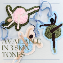 Load image into Gallery viewer, Nine Ladies Dancing Ornament | Pink Tutu  | Grandmillennial 12 Days of Christmas