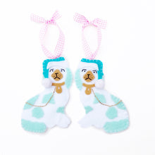 Load image into Gallery viewer, Staffordshire Dogs Ornament | Aqua