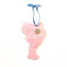 Load image into Gallery viewer, Backside of crane ornament