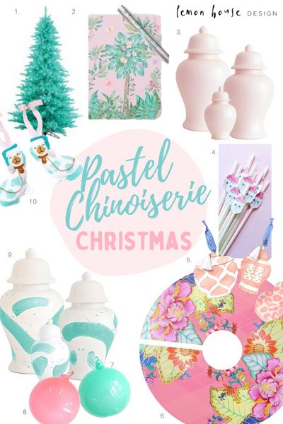 Christmas Style Inspo: Pastel Chinoiserie