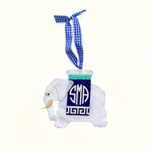 Load image into Gallery viewer, Personalized Elephant Stool Ornaments