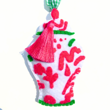 Load image into Gallery viewer, Chinoiserie Temple Jar Ornament | Pink / Green