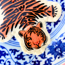 Load image into Gallery viewer, Palm Beach Chic Tiger Rug Ornament