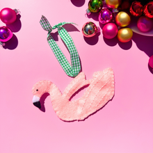 Load image into Gallery viewer, Flamingo Pool Float Ornament
