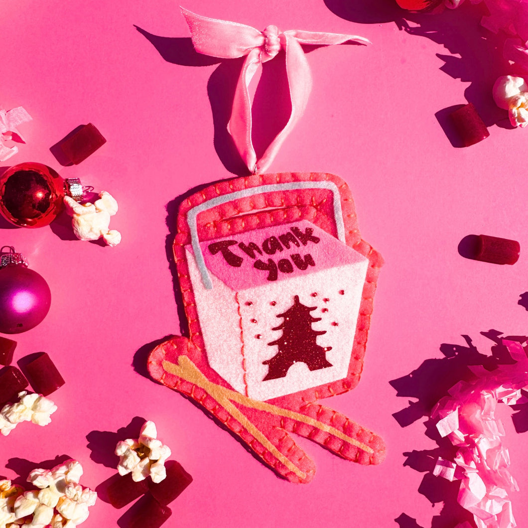 Chinese Takeout Box Ornament