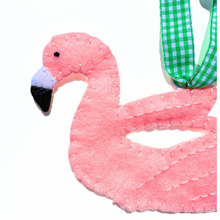 Load image into Gallery viewer, Flamingo Pool Float Ornament