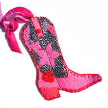 Load image into Gallery viewer, Cowgirl Boot Ornament