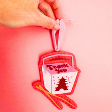 Load image into Gallery viewer, Chinese Takeout Box Ornament
