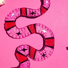 Load image into Gallery viewer, Striped Snake Ornament