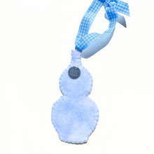 Load image into Gallery viewer, Chinoiserie Double Gourd Vase Ornament | Bright Blue