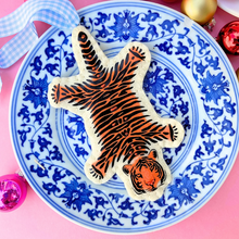 Load image into Gallery viewer, Palm Beach Chic Tiger Rug Ornament