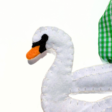 Load image into Gallery viewer, Swan Pool Float Ornament