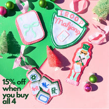 Load image into Gallery viewer, Troop Mahjong Nutcracker Ornament- | Troop Mahjong x Lemon House Design