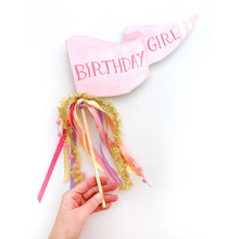Load image into Gallery viewer, Party Pennant Flag - Birthday Girl