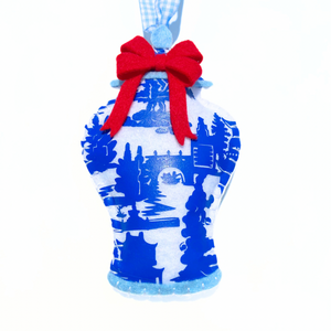Festive Ginger Jar Ornament | Stylin Brunette x Lemon House Design