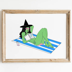 Salty Witch Art Print