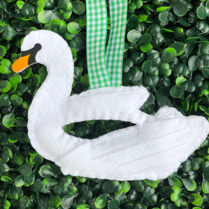 Swan Pool Float Ornament