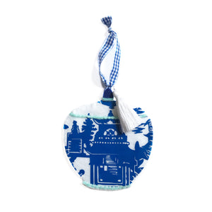 Chinoiserie Ginger Jar Ornament | Blue
