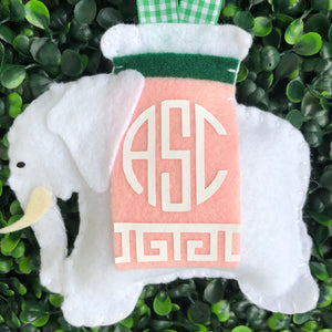 Personalized Elephant Stool Ornaments