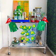 Load image into Gallery viewer, Masters Golf Bar Cart Banner Styled on a Beverage Station