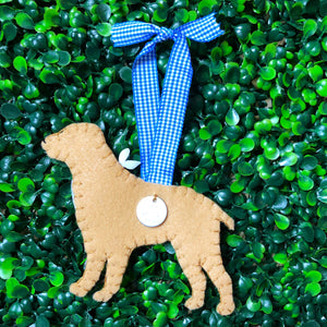 Preppy Labrador Ornaments