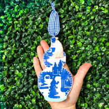 Load image into Gallery viewer, Blue-Gourd-Vase-Ornament-Scale