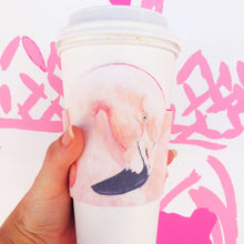 Load image into Gallery viewer, Coffee-Cozy-Flamingo-Pink