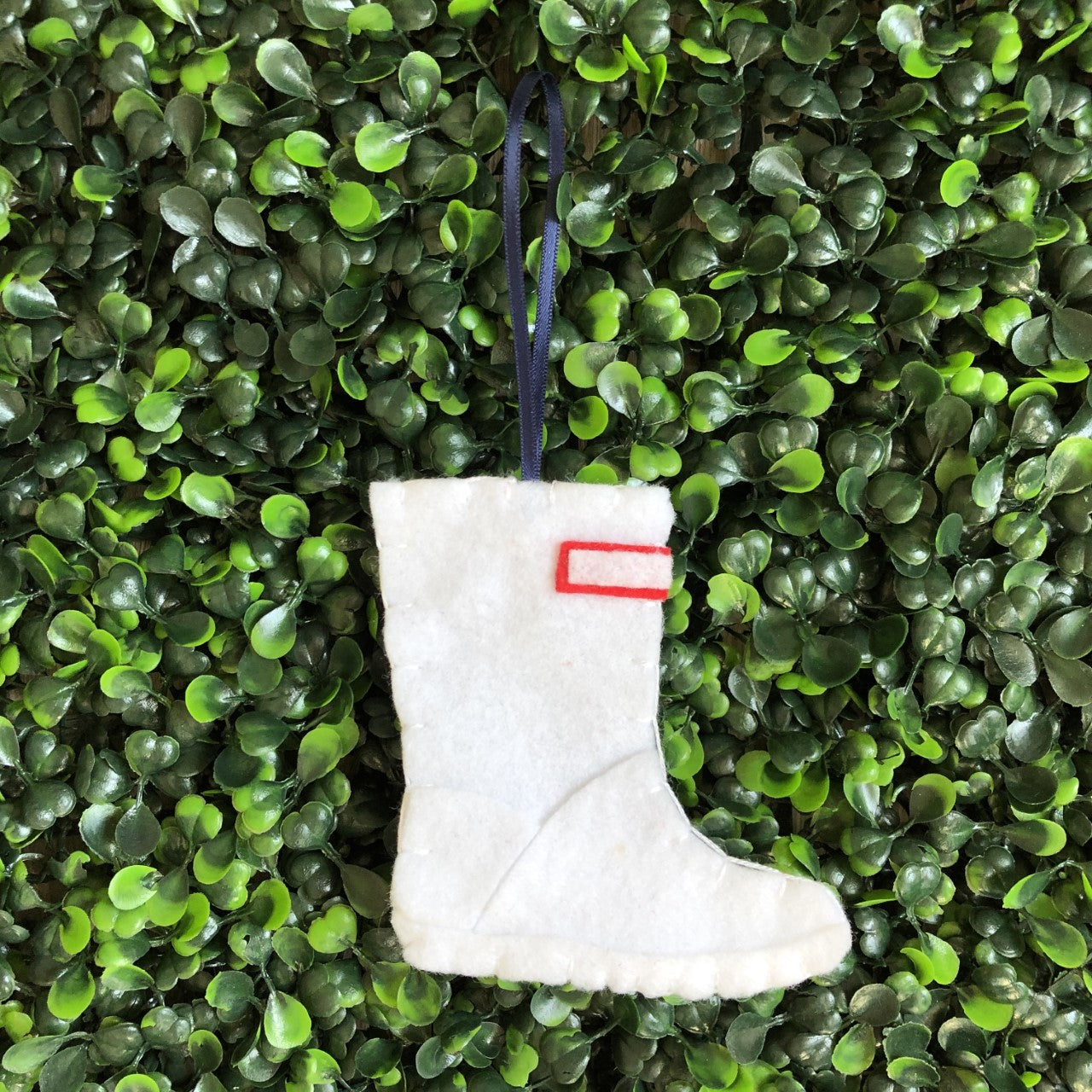 Personalized Sheepskin Boots Christmas Ornament