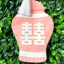 Load image into Gallery viewer, Light-Pink-Temple-Jar-Ornament-Closeup