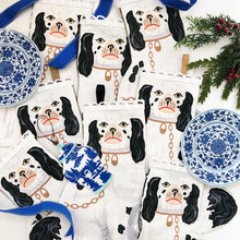 Load image into Gallery viewer, Mini Staffordshire Dogs Stocking | Black