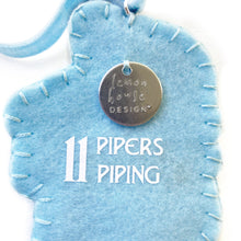 Load image into Gallery viewer, 11 Pipers Piping Ornament | Grandmillennial 12 Days of Christmas