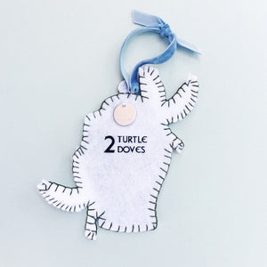 Two Turtles Doves | Grandmillennial 12 Days of Christmas